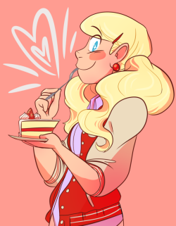 waterdrainsart:Going to a dessert party soon so I wanted to draw