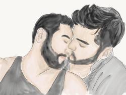 zhangyang222:  #gay #gayboy #gayart #art #gaycute #gaybeard #gayillustration