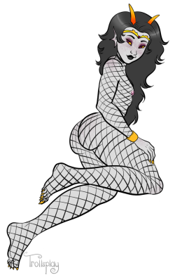 trollsplay: Fish net Feferi~ Some people couldn’t see the pic