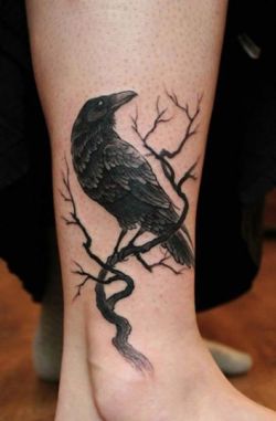 fuckyeahtattoos:  Raven  <3 - done by Ivan Eror from Croatia. 