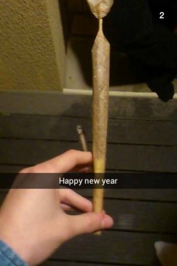 jesus-would-follow-me:  Alex had a good New Years by the looks