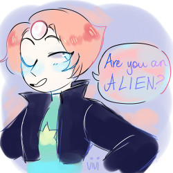 c-andystars:  c-andystars:  let pearl say cheesy pick up lines