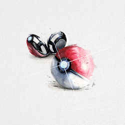 nerdsandgamersftw:  Beautiful Pokemon Artwork  Media & Materials used: Watercolour,