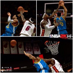 whitehot-heat:  New Blocking System Added to NBA 2K14 One of