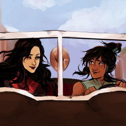 bevsi:  korra i know asami’s hot but keep your eyes on the