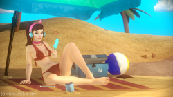 owowhatsthis-sfm: LIFE’S A BEACH! Finally, the hotly anticipated