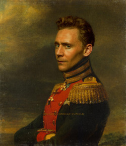 the-king-himself:  Tom Hiddleston photomanipulation over George