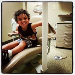 Skyys first dentist appointment. (: #myson #skyy #myboy #denstist