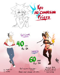 kpnsfw:  Introducing high quality commission prices! Finer lineart!