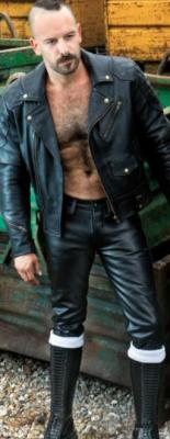 strictlygayleathersex: for hot hairy men, muscles, leather, suits