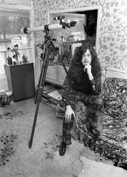 outoftheblueintotheblack:  1970: Jimmy Page, at his home in Pangbourne,