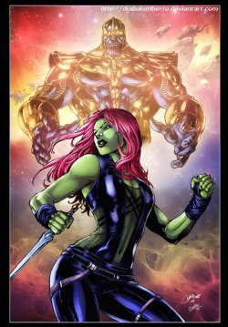 Gamora - Thanos by diabolumberto 