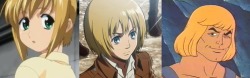 attackontitty:  the armin evolutionary stages 