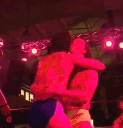 wweassets:  Adam Cole squeezes Drew Gulak’s buttthis is a forever