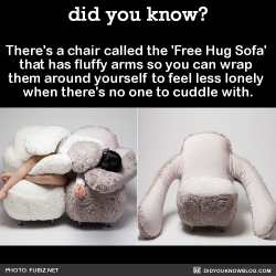 did-you-kno:  There’s a chair called the ‘Free Hug Sofa’