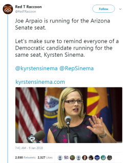 profeminist:  “Joe Arpaio is running for the Arizona Senate