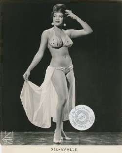 burlyqnell:  Del-Avalle: vintage 8x10 photo