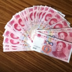 Yuan on yuan on yuan #studyabroad #yuan #stacks #racksonracks