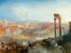 classic-art:  Modern Rome, Campo Vaccino Joseph Mallord William