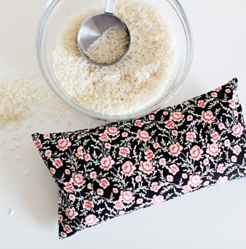 DIY: Microwavable Rice Heating Pad