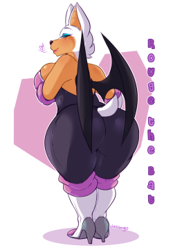 queenchikkbug:  its been a while since i last drew Rouge from