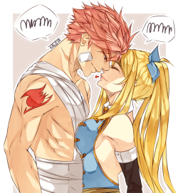 lapoin:  “Welcome back, Natsu”Because this little cinnamon