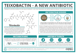 compoundchem:  This week has seen the discovery of a new antibiotic