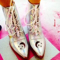 dollskill:  She’s a S P A C E WITCH in da new #Aura Boots www.DollsKill.com