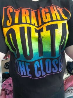 suicideangelkitten:  New shirts!!! :D got them for pridefest