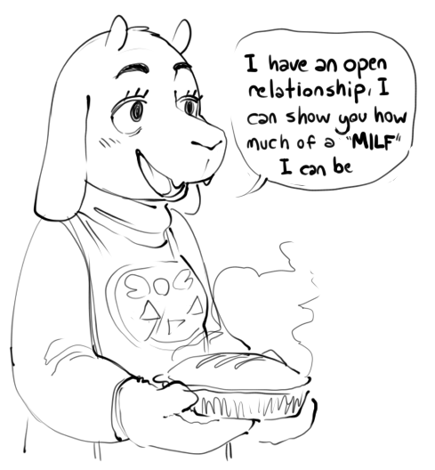 morbart:  There’s a post going around about a Toriel cosplayer dropping this amazing power play of a response to being called a MILF and I had to Someone had to 