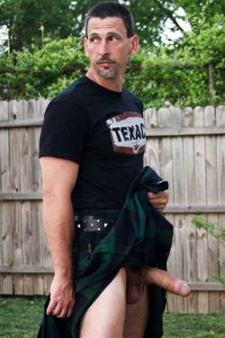 Men in kilts