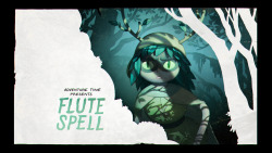 Flute Spell - title carddesigned by Sam Aldenpainted by Joy Angpremieres