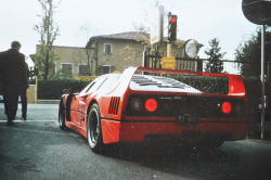 chromjuwelen:  (via 1988 Ferrari Factory Visit Proves Kids Can