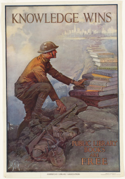 psycopete:  WWI Poster - Knowledge Wins 