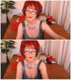 Sexy and glamorous redhead granny wearing heavy make-upâ€¦very nice!http://www.bangmecam.com/chat/OneAdoredAngelhttp://www.bangmecam.com/modelswanted