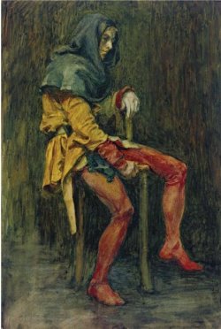 Touchstone the Jester, John William Waterhouse (1849-1917). (Sotheby’s