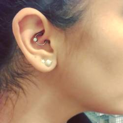 I got this done! #newpiercing #earpiercing #cartilagepiercing