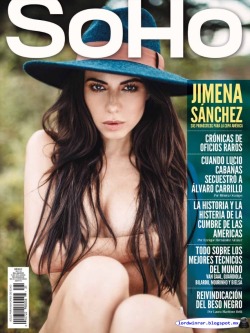 Jimena Sanchez - SoHo 2015 JunioJimena Sanchez en la revista
