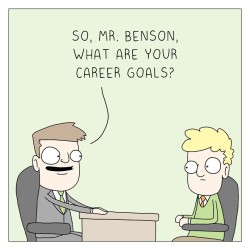 thegentlemansarmchair:  A comic about career goals. Read TGA