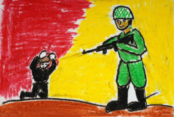 Gaza children’s images of war censored under pressure from