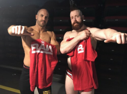 deidrelovessheamus:  Sheamus and Cesaro showing off their Raw