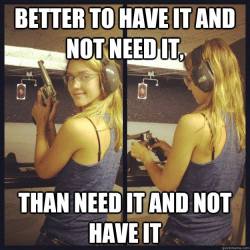 lavish-lucy:  Amen to that! Proud Right to Bear Arms supporter