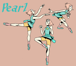 randumbdaze:  Pearl in more realistic dancing poses. The first