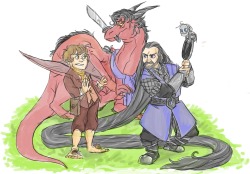 flying-shark-activate:  Tangled and Hobbit crossover for this