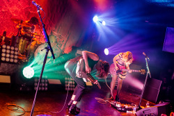 uptightcitizensbrigade:  Sleater-Kinney photographed at the Showbox