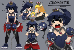 achrocideart:tried to make my own chompette design