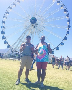 Coachella Day 1: With Day 1 brotha!  (at Coachella)