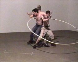 letargos:Sigalit Landau - Three Men Hula, 2000