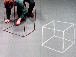 youtreau:  David Haxton (b. 1943), still from Cube and Room Drawings,