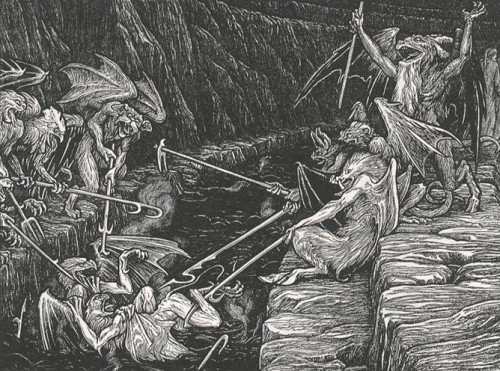 the-evil-clergyman:Illustrations from Dante’s Inferno by John